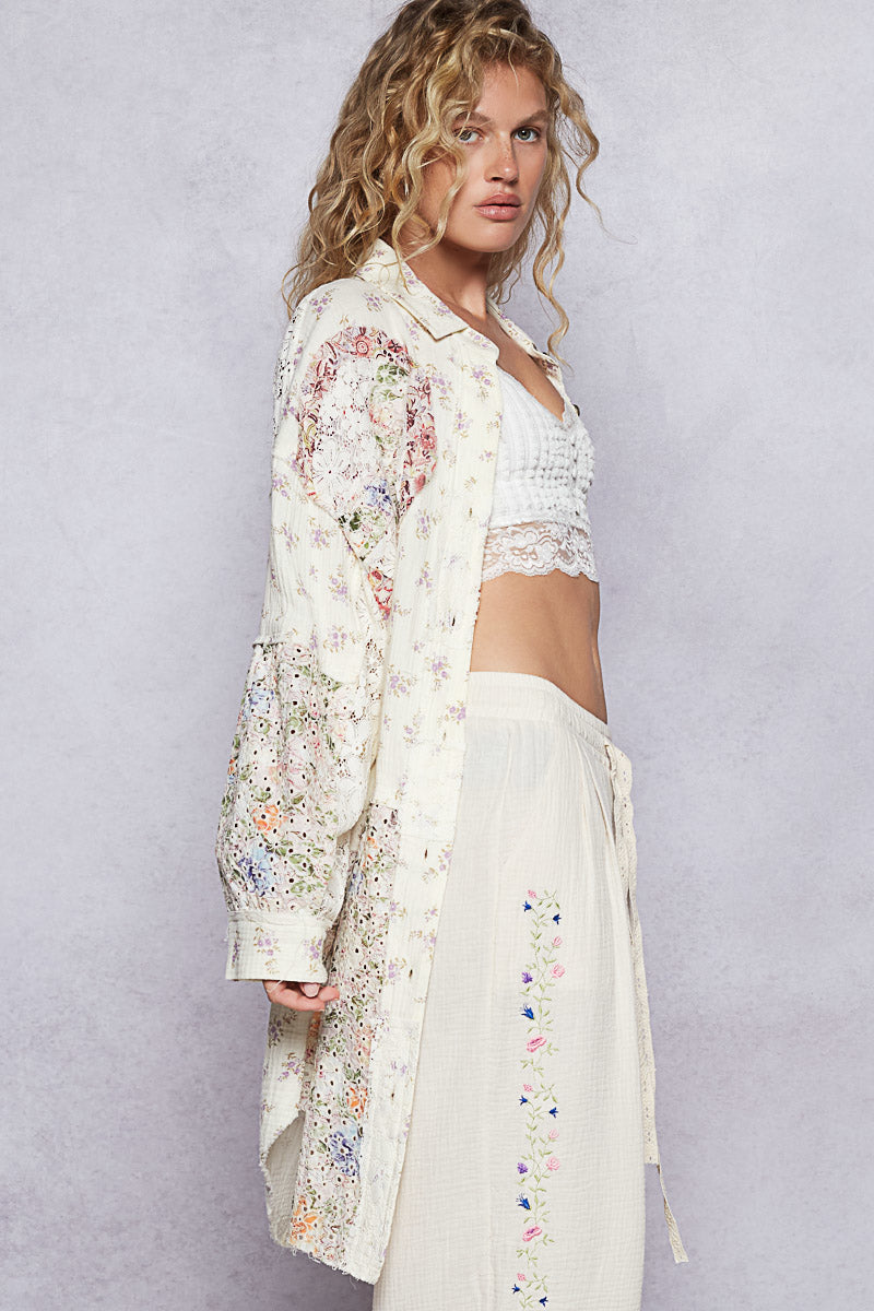 Haven Roomy Long Sleeve Duster Jacket