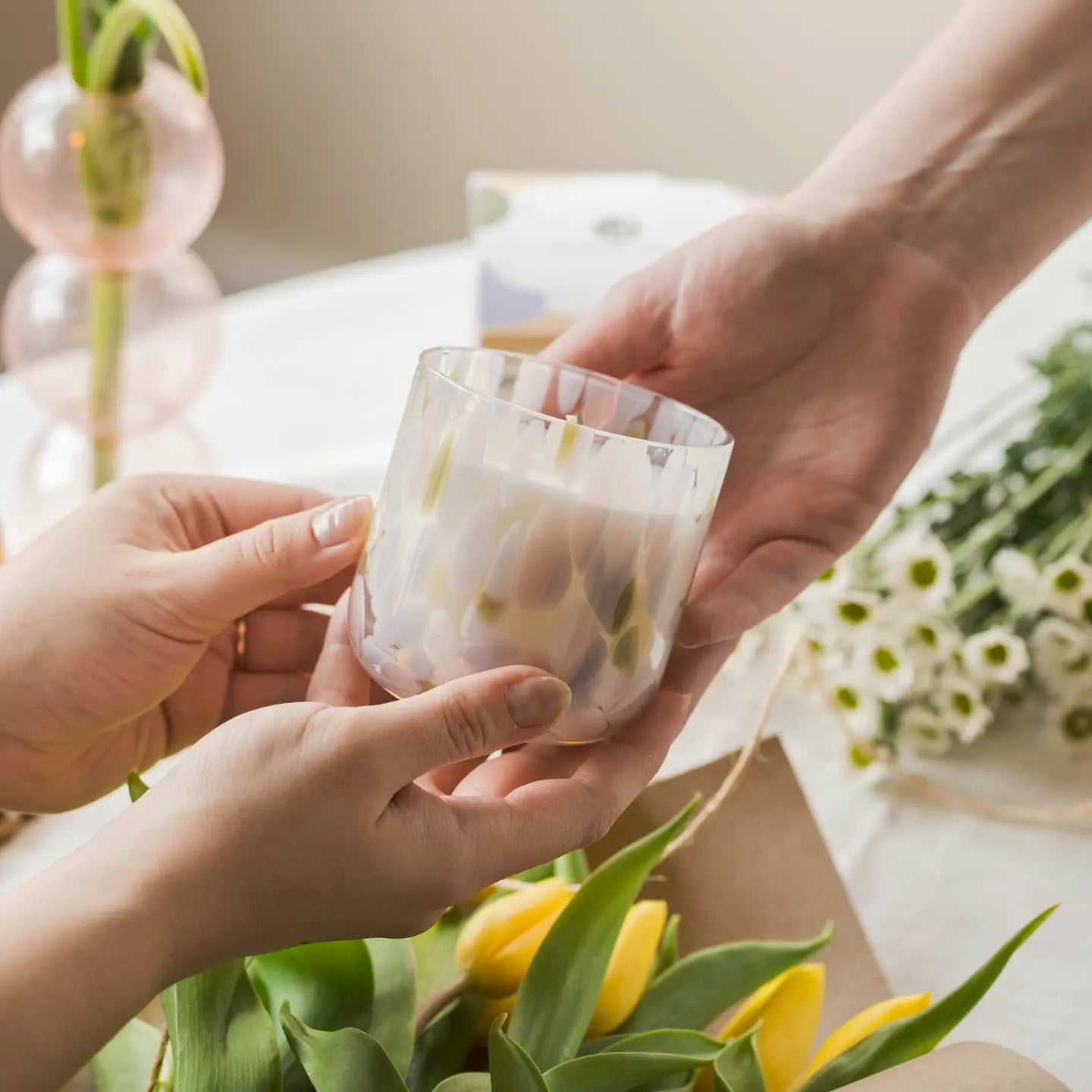 Celebration- You Deserve Flowers Candle