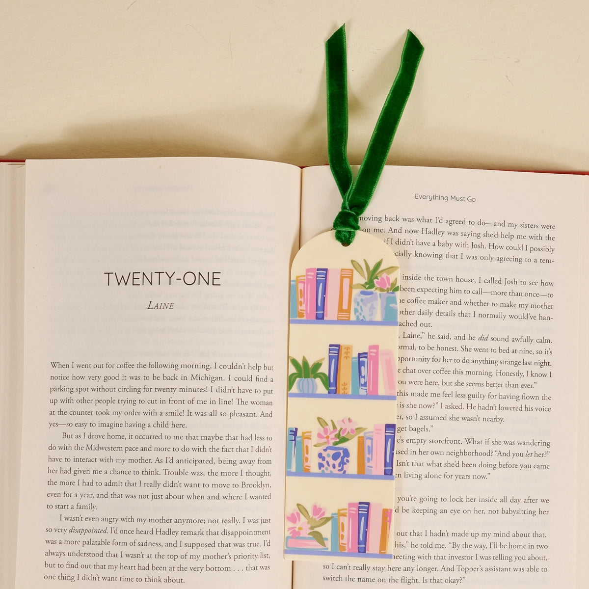 Acrylic Bookmark–Book Shelfie