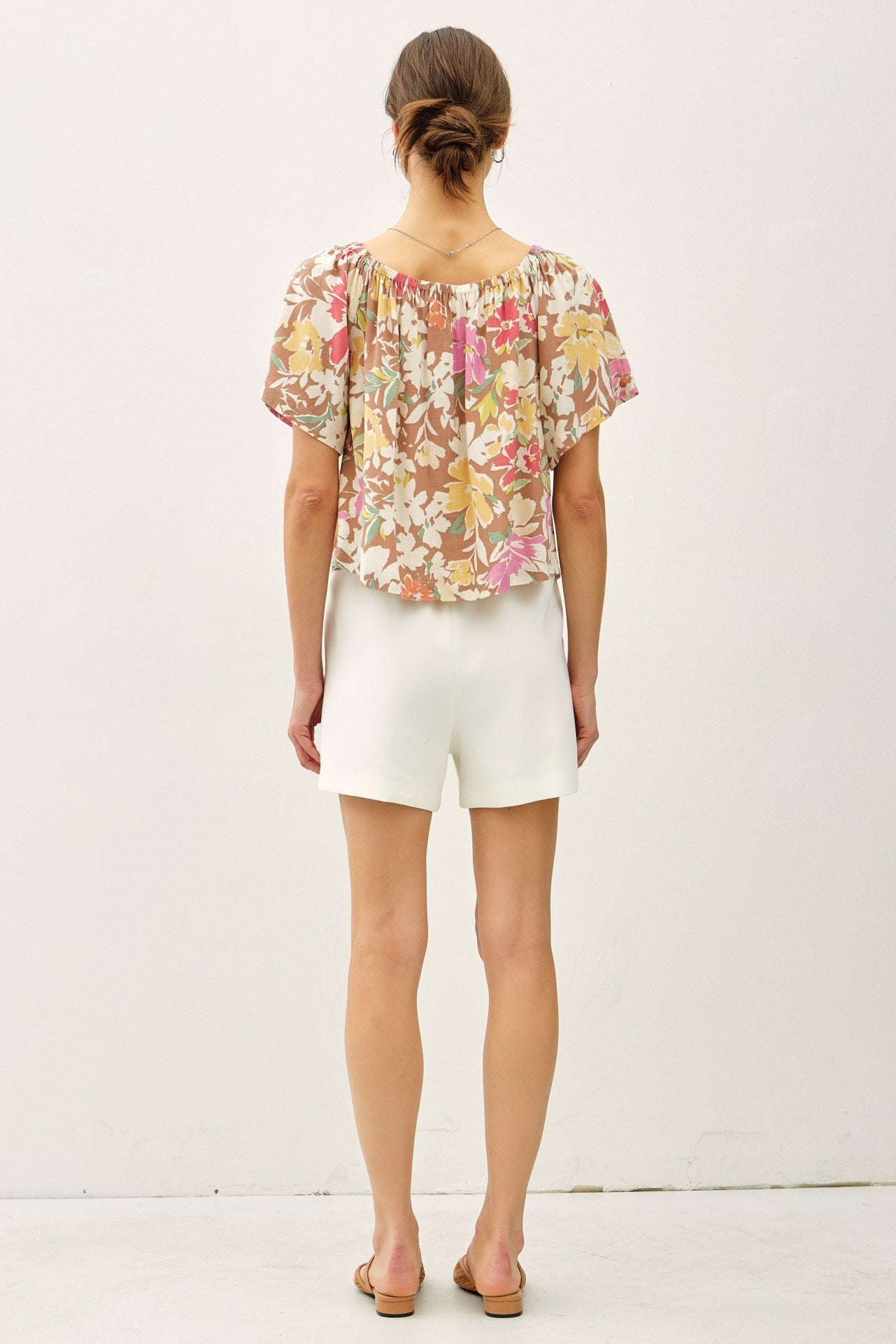 Kahlia Flutter Sleeve Top