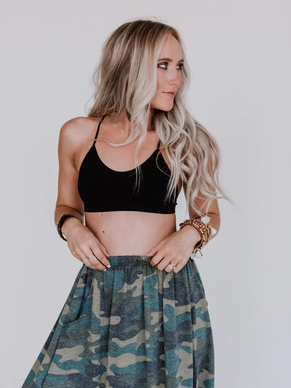 Tattoo Bralette - Black