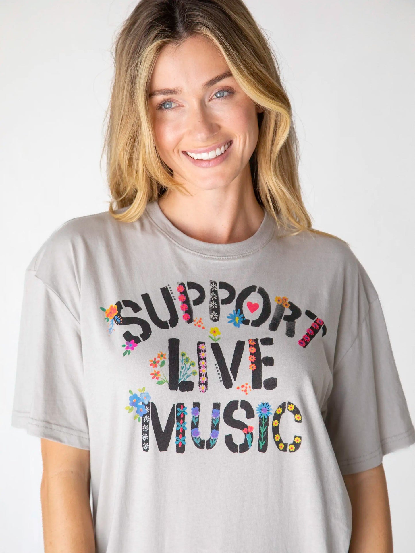 Support Live Music T-Shirt-S