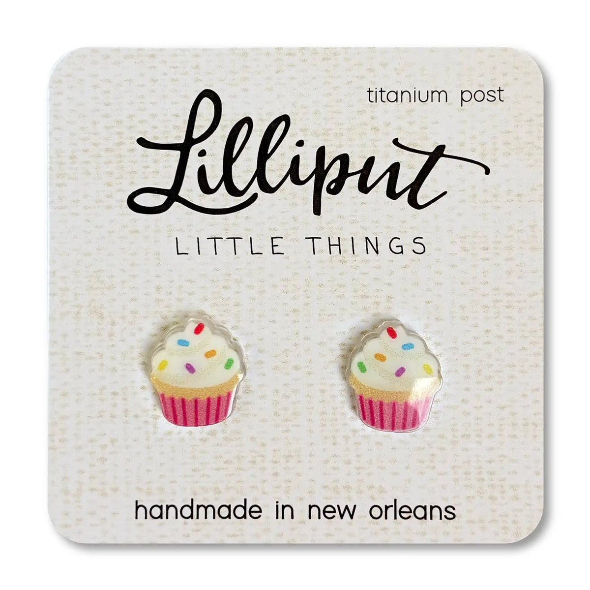Birthday Cupcake Earrings