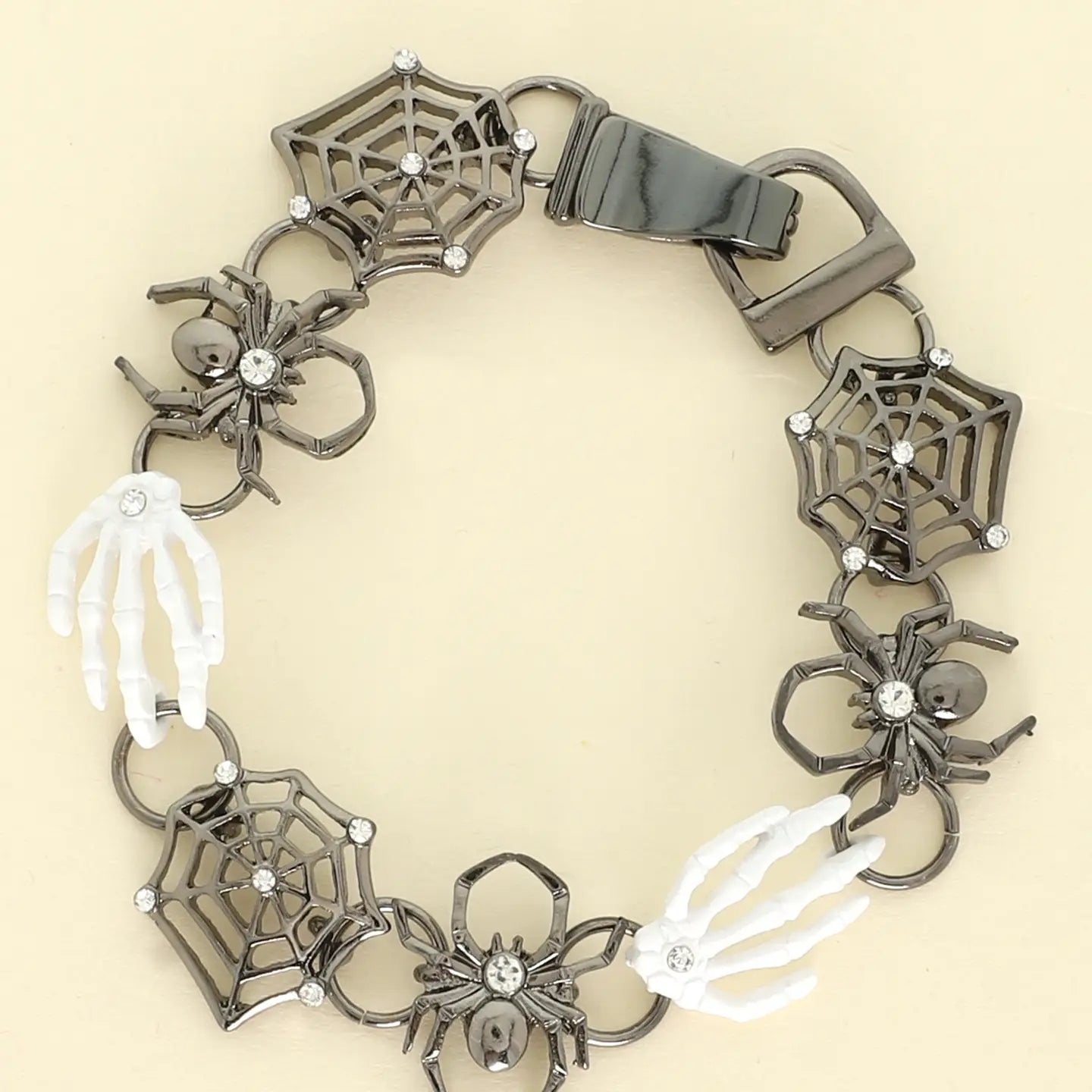 Halloween 3D Spooky Spider Magnetic Link Bracelet