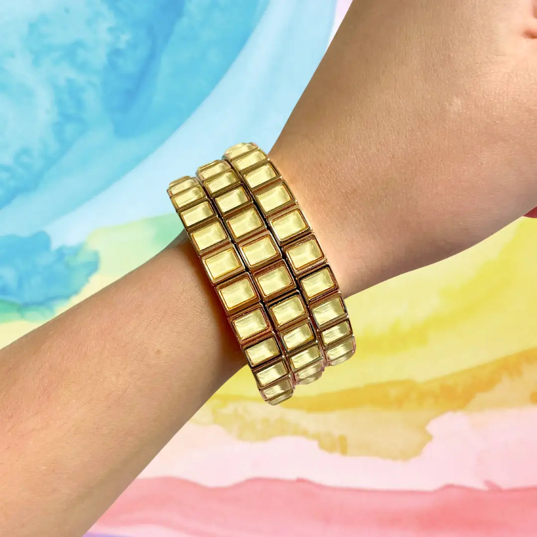 Kris Bracelet-Pale Yellow