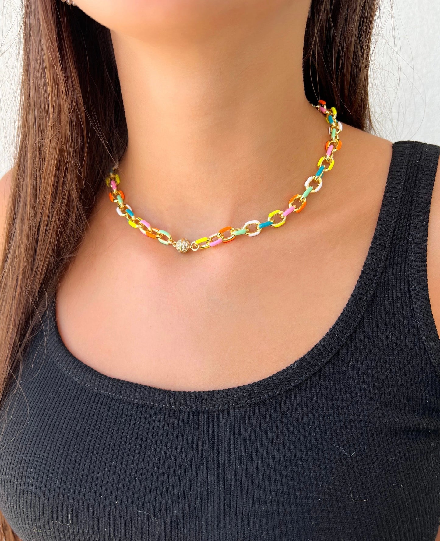 Dakota Magnetic Choker-Rainbow