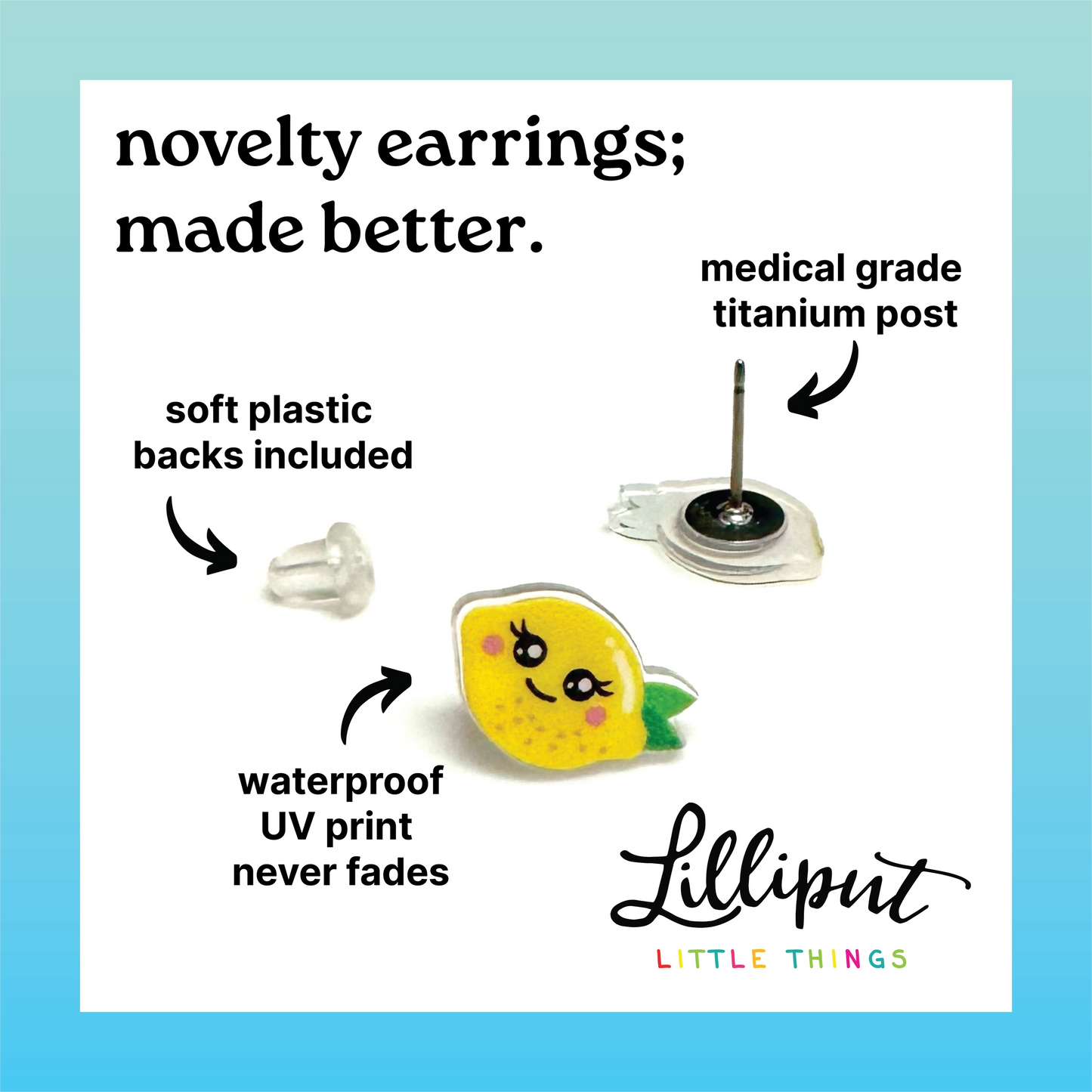 Lilliput Jack O' Lantern Earrings