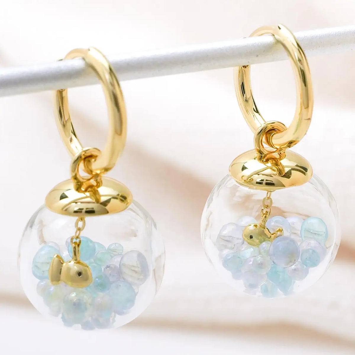 Goldfish Bowl Earring