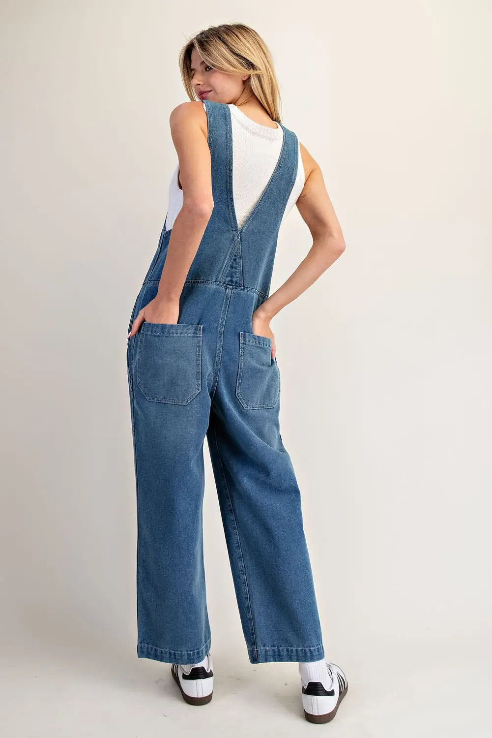 Rachel Sleeveless Zip Utility Jumpsuit
