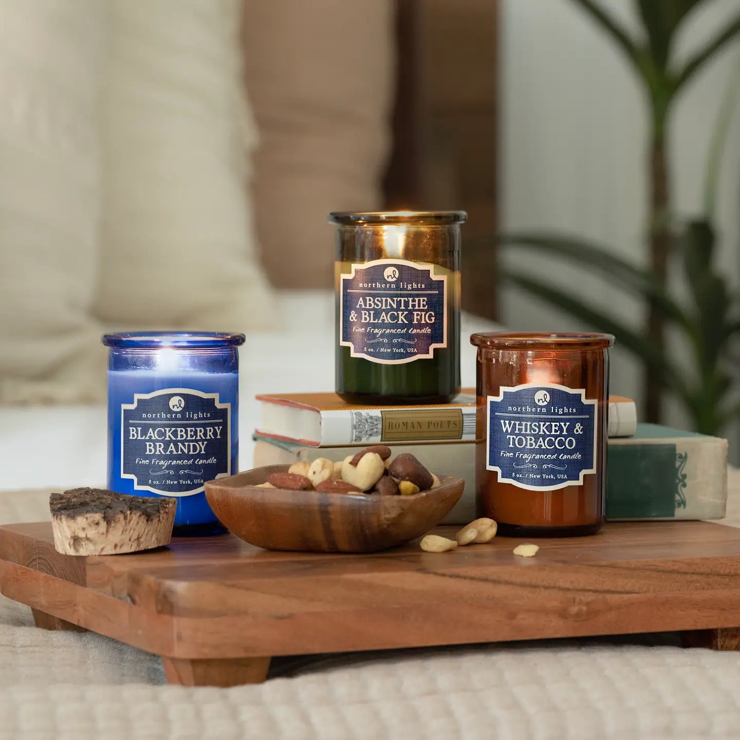 Cocktail Inspired Spirit Candles-Whiskey and Tobacco
