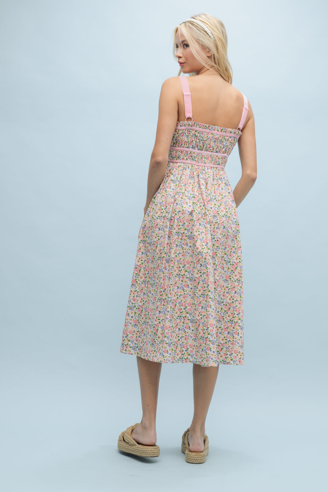 Adelia FLORAL MIDI DRESS