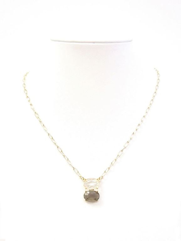 Dulla Smokey Clear Necklace