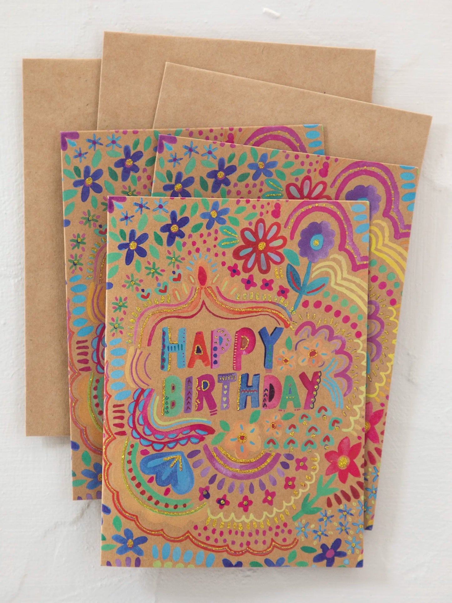 Happy Birthday Card-Floral