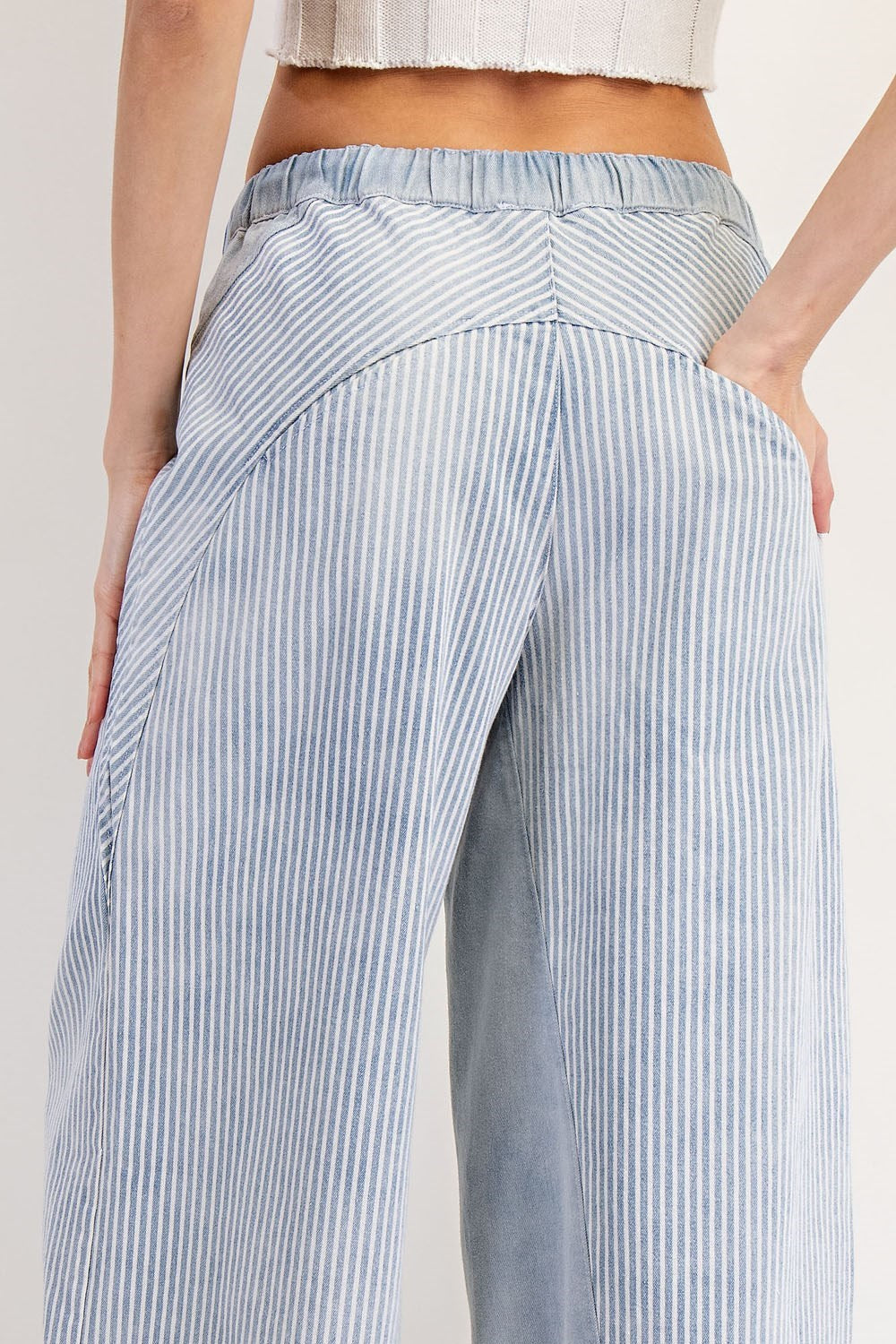 Blake Mineral Washed Striped Drawstring Pants