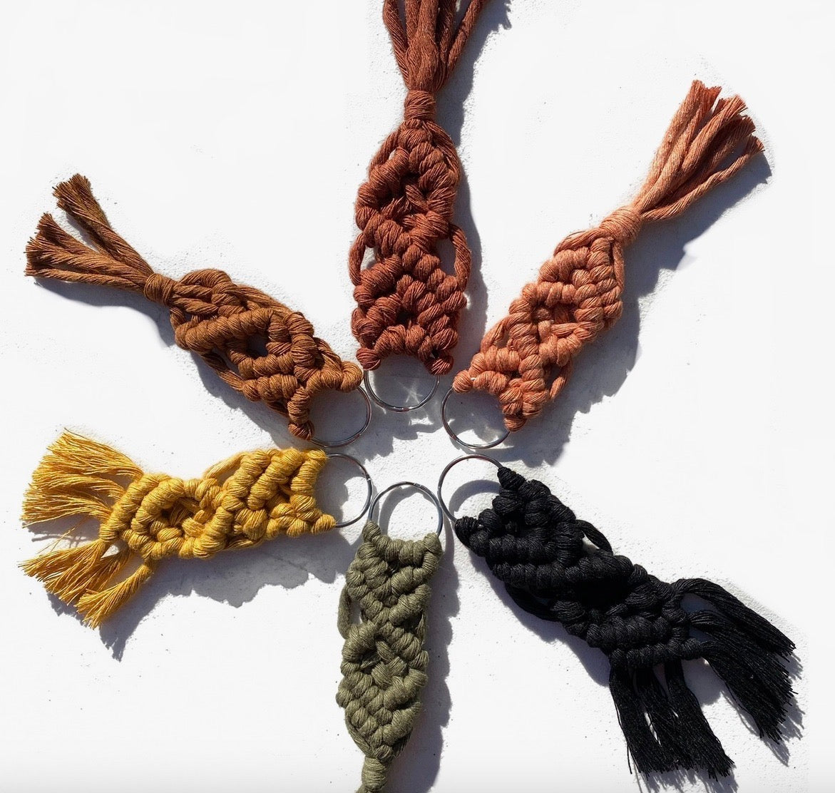 Macrame keychain