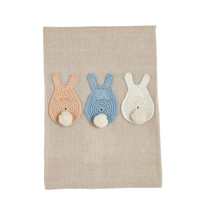EASTER TAILS CROCHET TOWEL