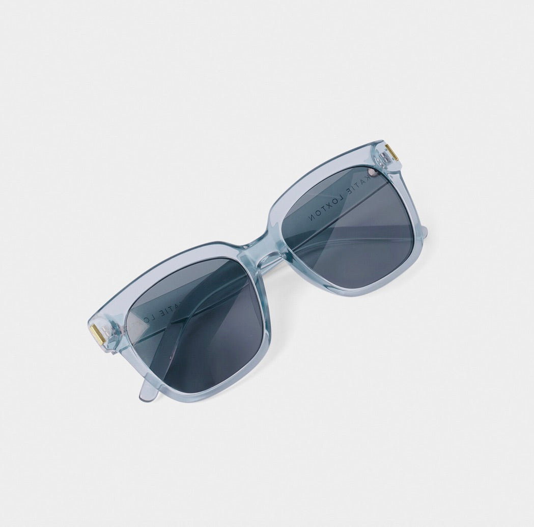 Katie Loxton ROMA SUNGLASSES-Blue Transparent