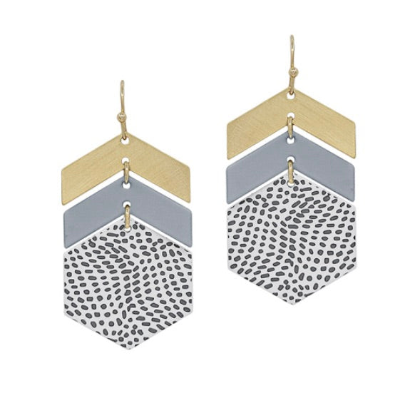 Spring Gray Earrings
