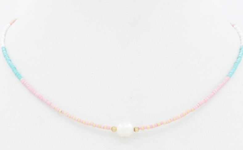 Dandy Pink Multi Necklace