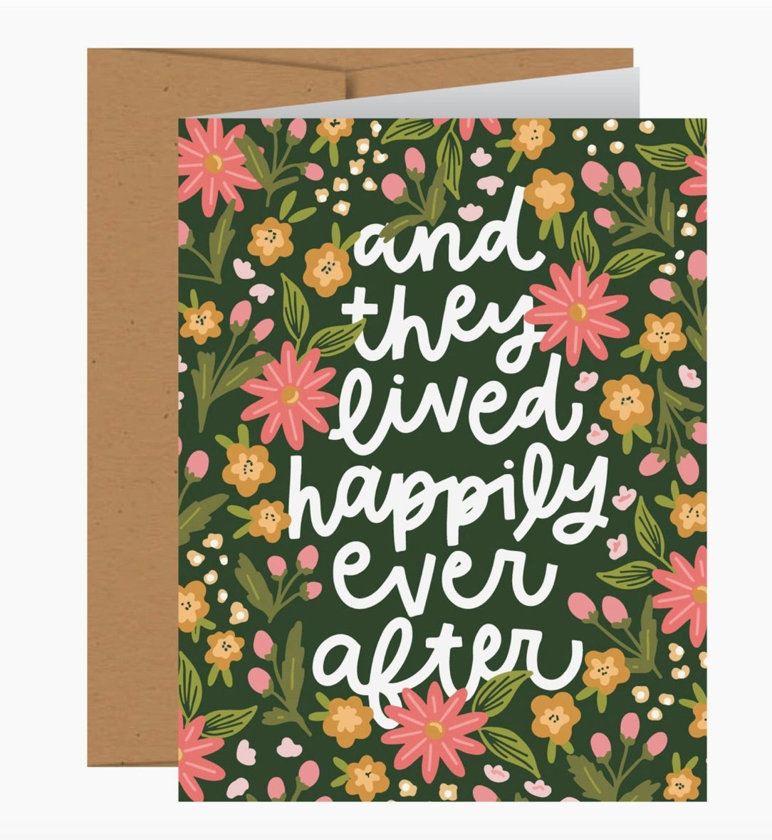 Happily Ever After Wedding Greeting Card