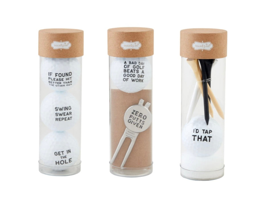GOLF BALL & MARKER SET