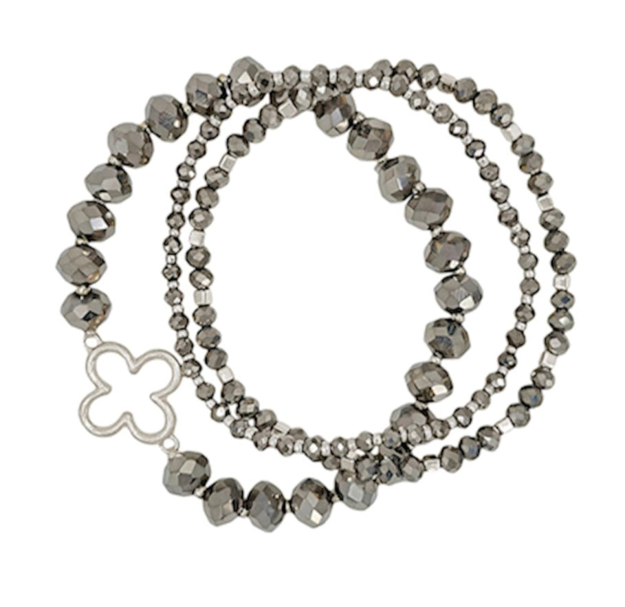 HAVEN SILVER HEMATITE Bracelets
