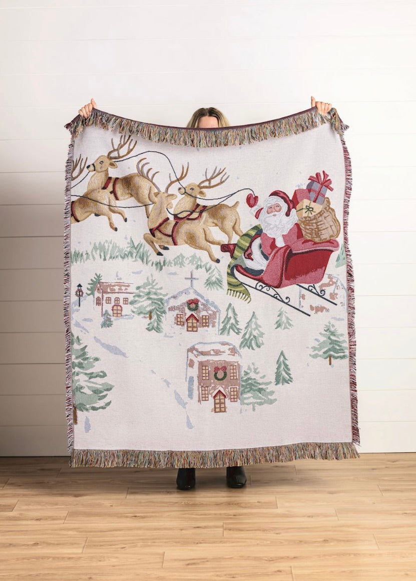 CLASSIC XMAS JACQUARD BLANKET