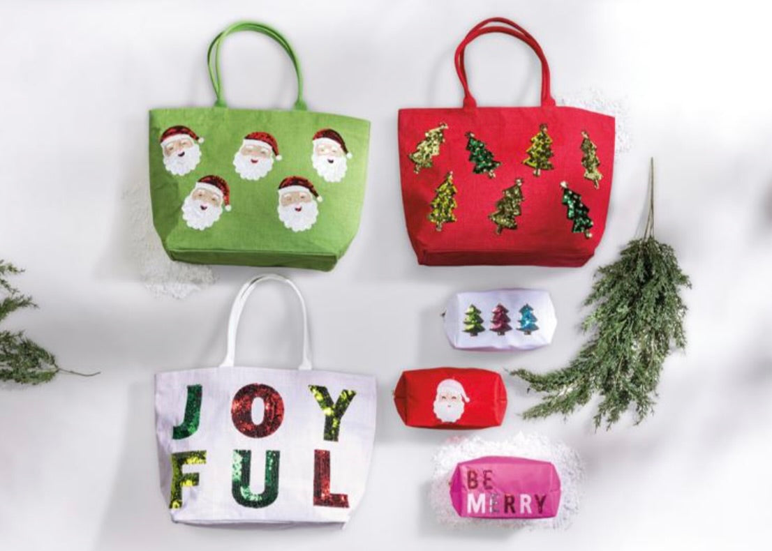 JOYFUL HOLIDAY SPARKLE TOTE