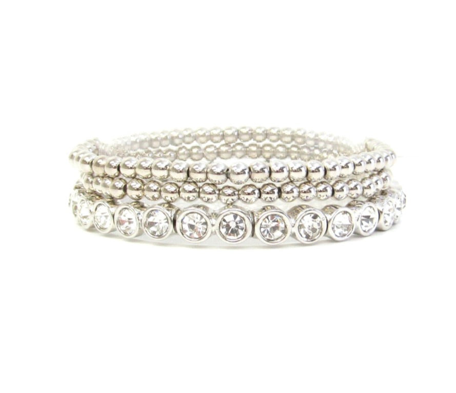 Logan Silver Bracelets