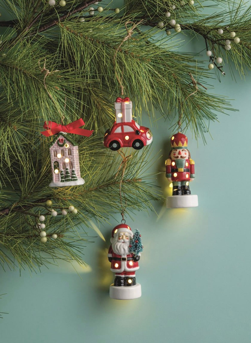 NUTCRACKER LIGHT-UP ORNAMENT