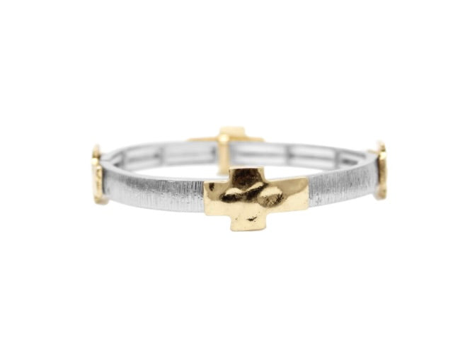 Hope Gold Silver Bracelet