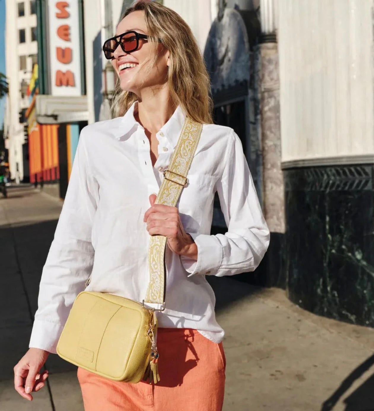 Pom Pom London City Bag Straw