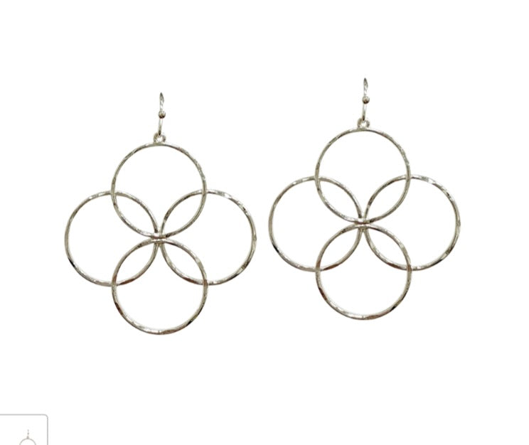 Wave Silver Earrings