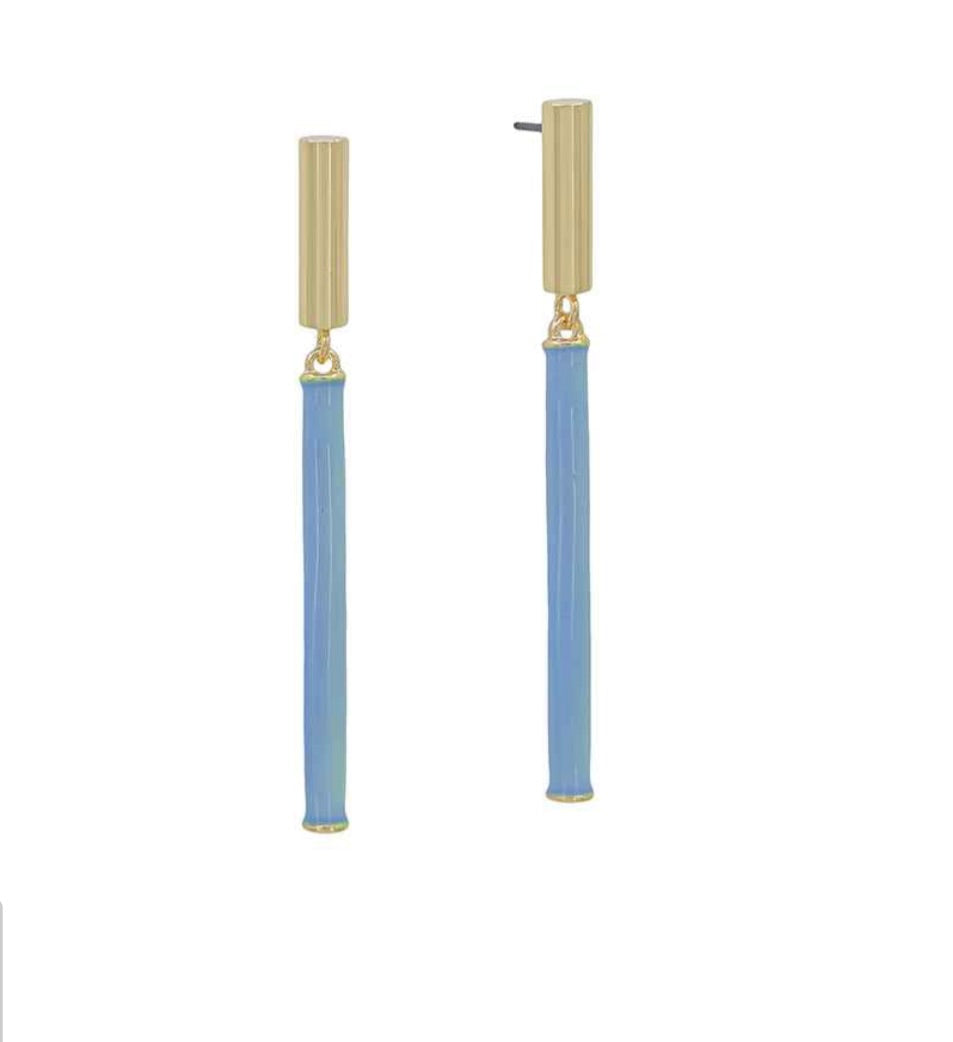 Stacy Light Blue Earrings