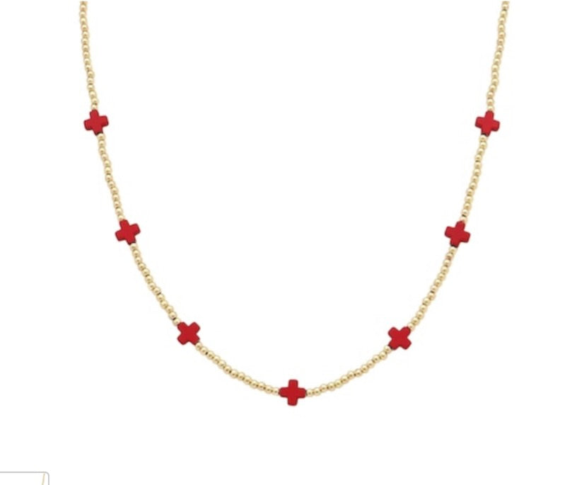 DAME GOLD RED Necklace
