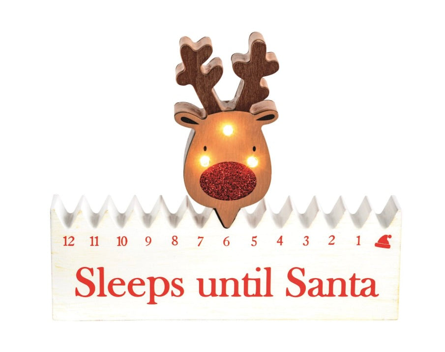 REINDEER COUNTDOWN BLOCK
