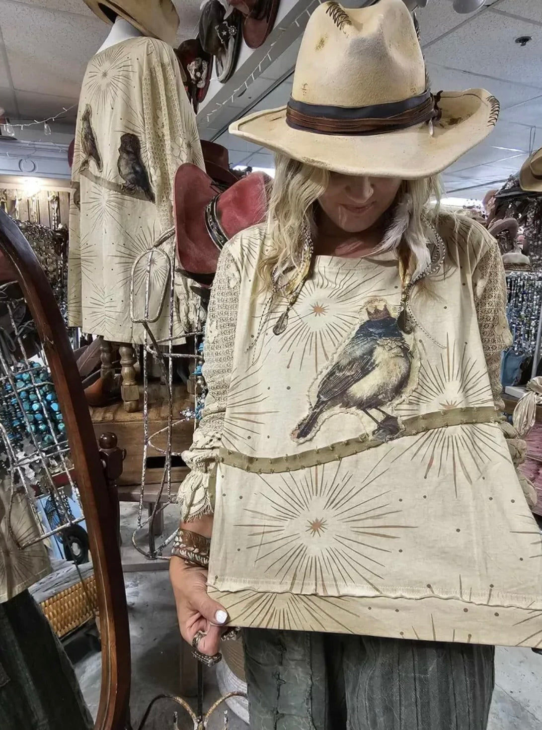 Rare Bird- Starburst Bird Shirt