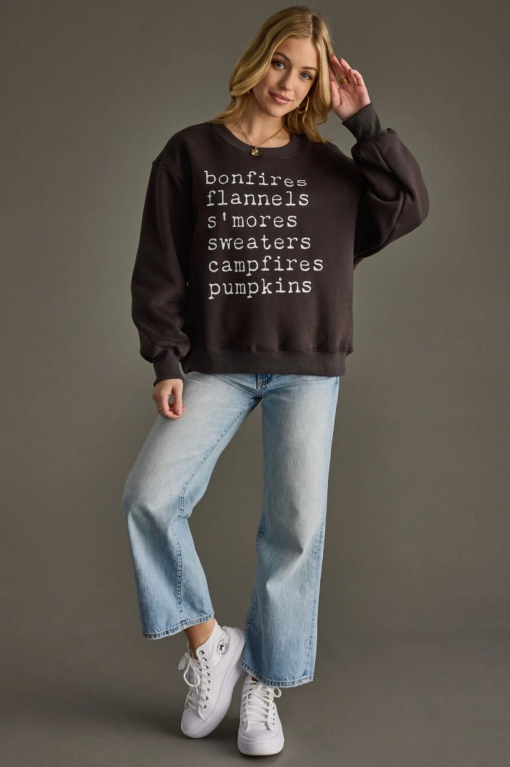 Charcoal "Bonfires" Sweatshirt