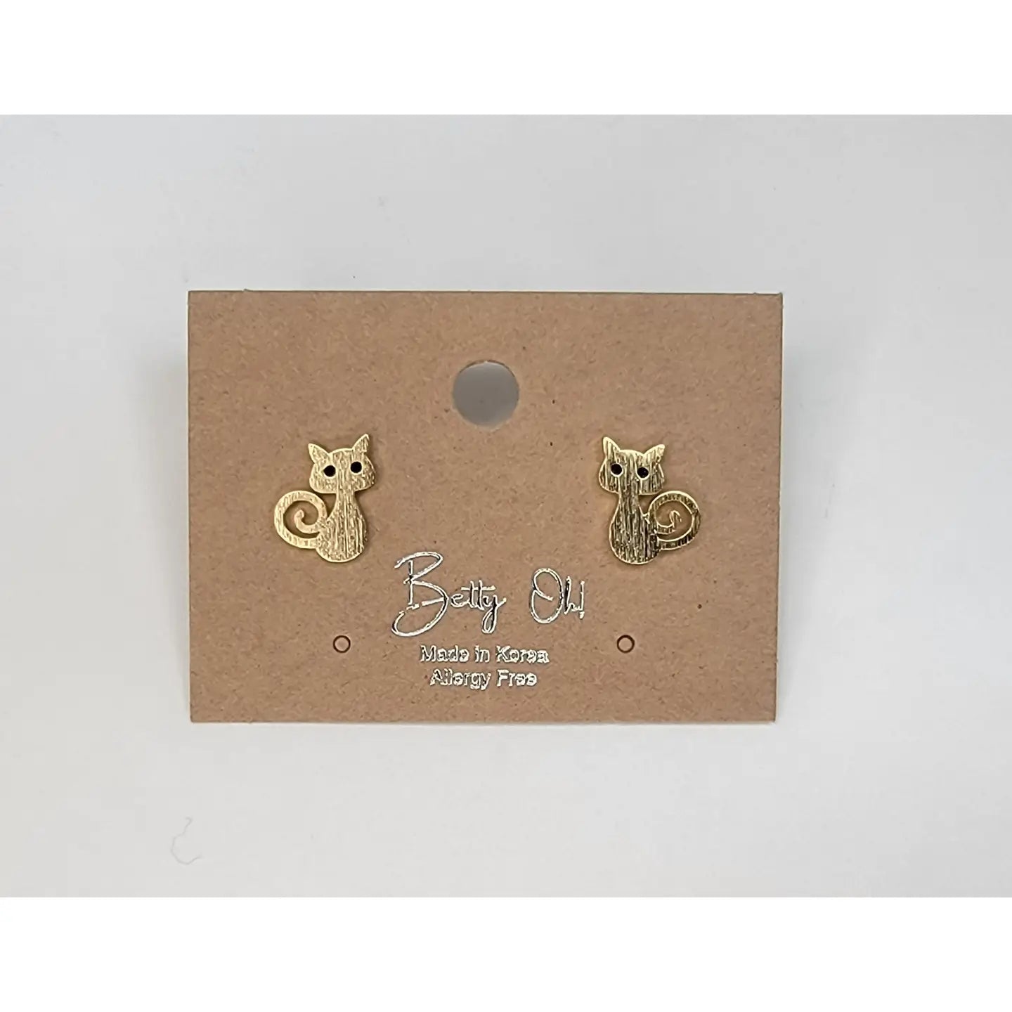 Mini Cat Post Earring