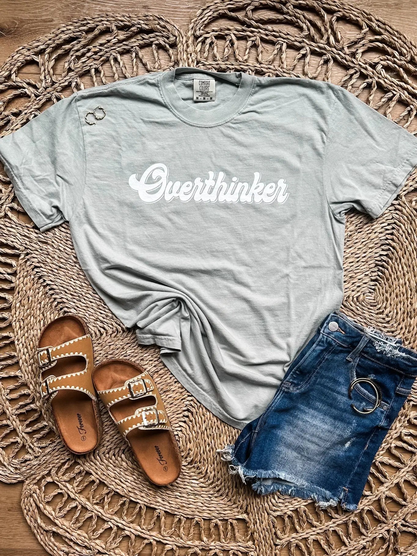 Overthinker Graphic Tee - Bay