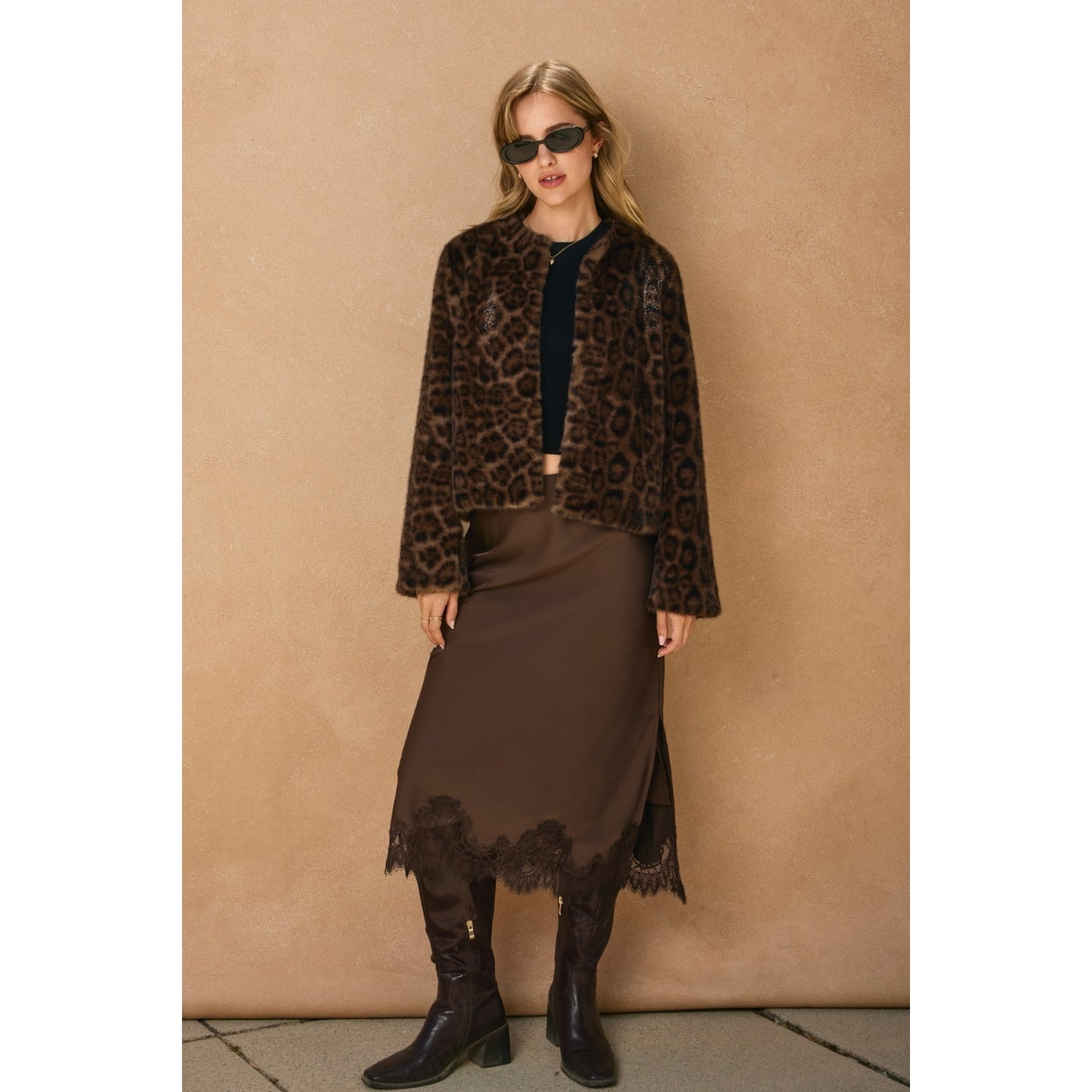 Chasing Horizons Faux Fur Jacket