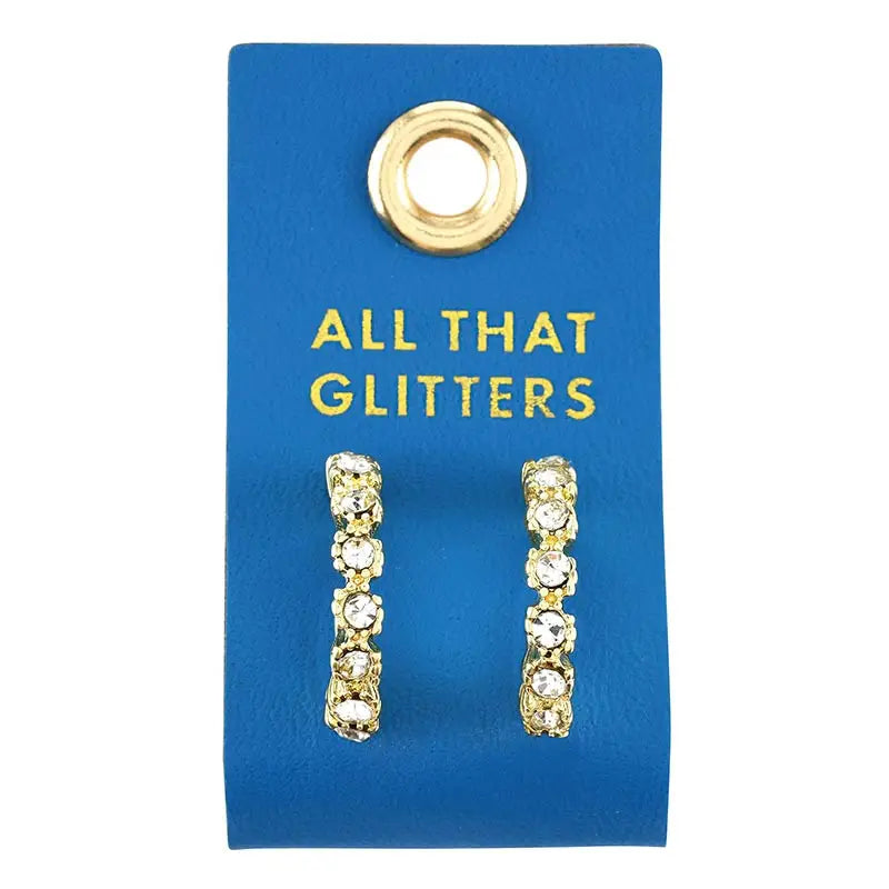 Palm Beach Stud Love Earrings - All That Glitters