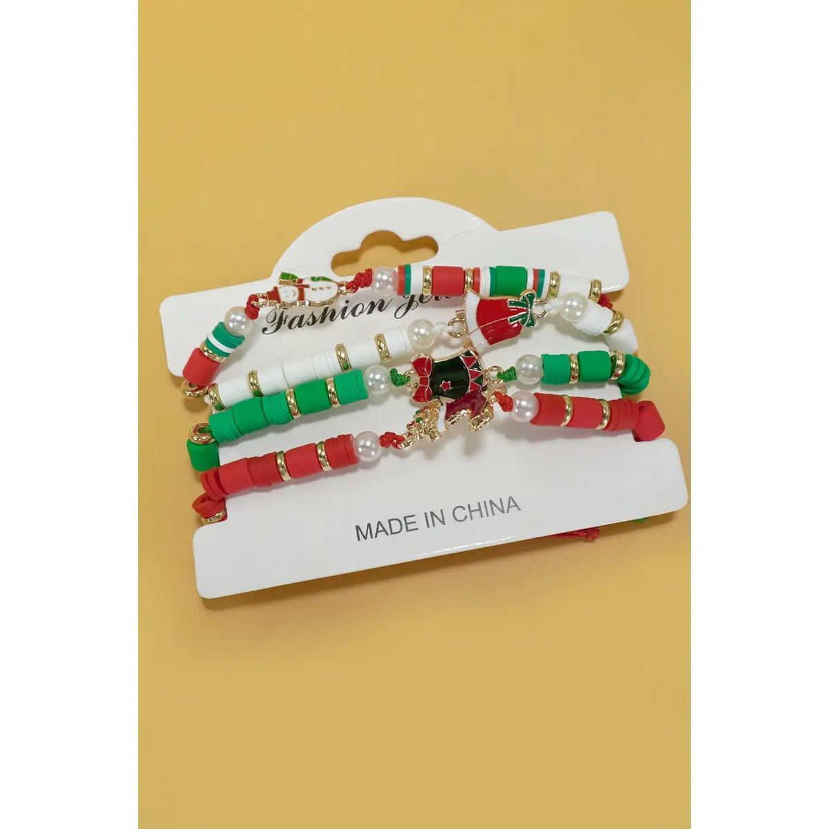 Christmas Santa Rudolph Heisi Bracelets Set of 4-Santa
