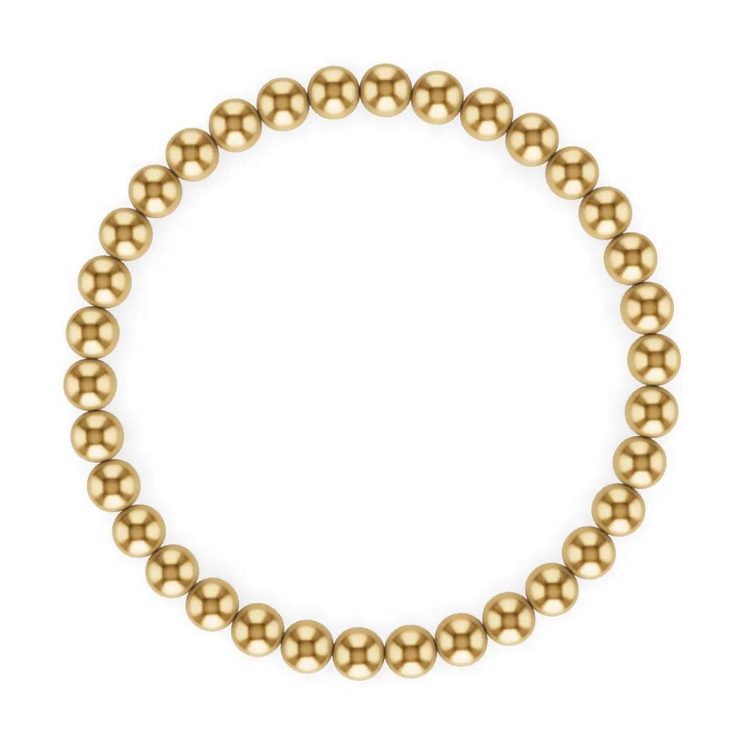 Kylar Mack 7.5" 5mm Gold Ball Bracelet