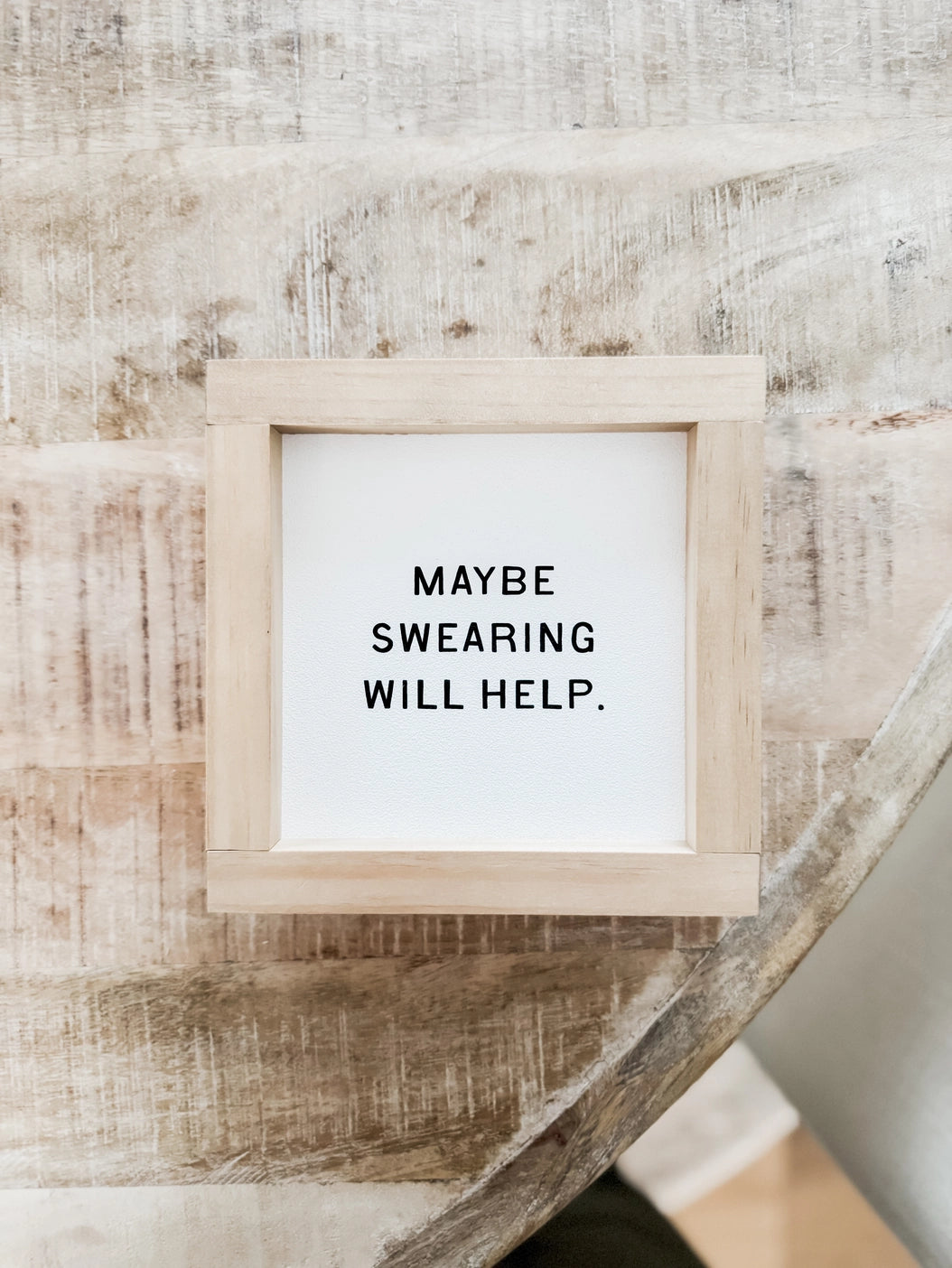 Maybe Swearing Will Help