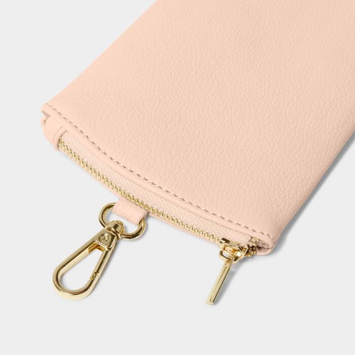 Katie Loxton Clip-On Sunglasses Case-Nude Pink