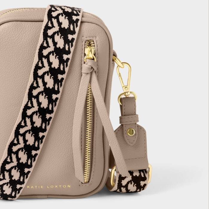 Katie Loxton Hallie Small Crossbody Bag-Light Taupe