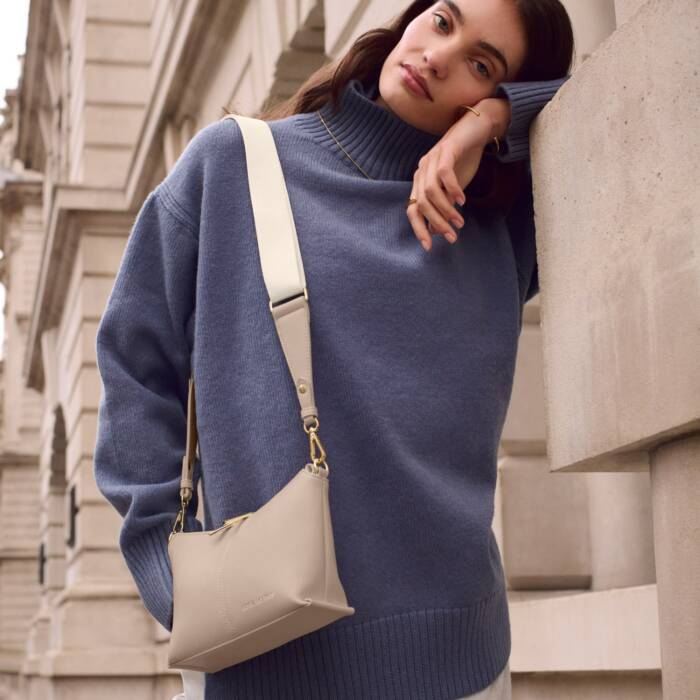 Katie Loxton Laila Crossbody Bag-Light Taupe
