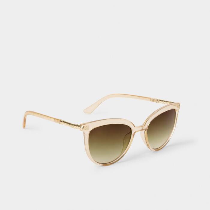 Katie Loxton Ravello Sunglasses-Nude Transparent
