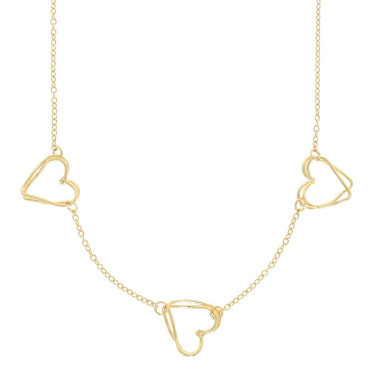 Multi Heart Pendant Necklace